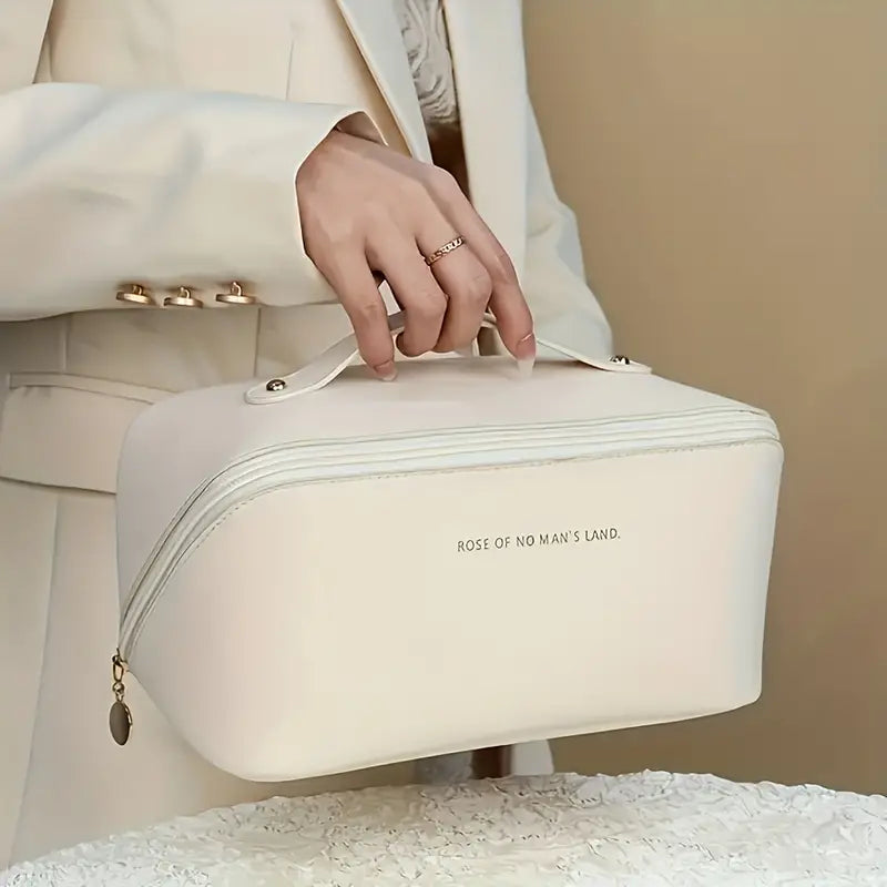 Leather Travel Cosmetic Organizer